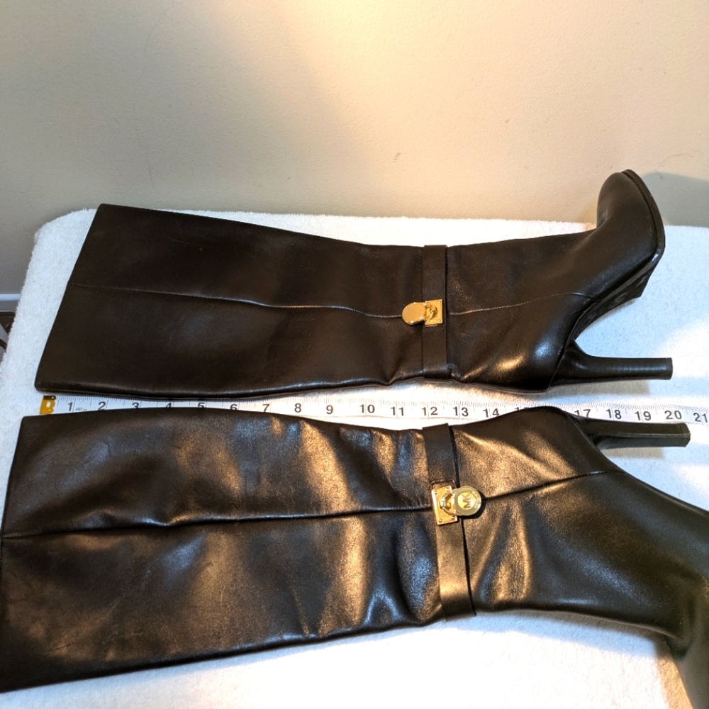 Michael Kors Black Knee-High Boots
